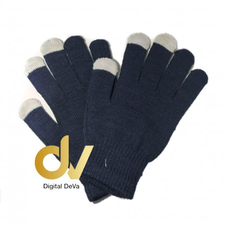 Guantes Touch Para Movil Azul Oscuro