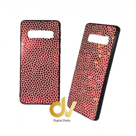 S10 Samsung Funda Brilli Rojo
