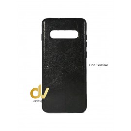 A40 Samsung Funda P-Piel Con Tarjetero Negro