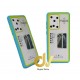 S20 Ultra Samsung Funda Dual Color PVC Bumper Azul Turques