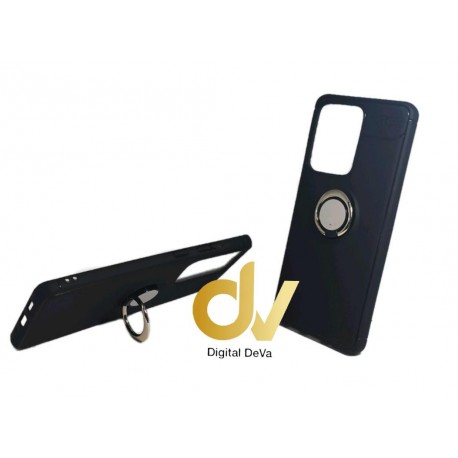 S20 Plus Samsung Funda 2 En 1 Anillo y Soporte Negro