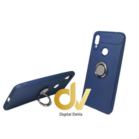 Redmi Note 7 Xiaomi Funda Anillo 2 En 1 Autofocus Azul