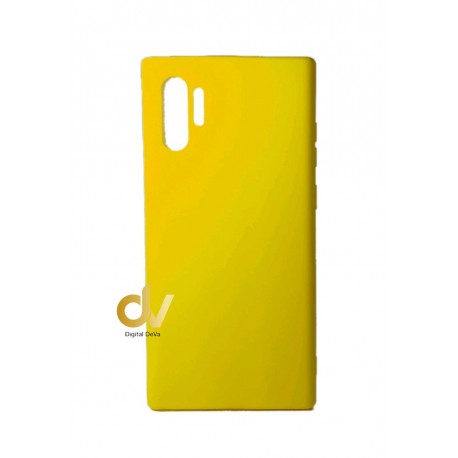 Note 10 Plus / Pro Samsung Funda Silicona Amarillo