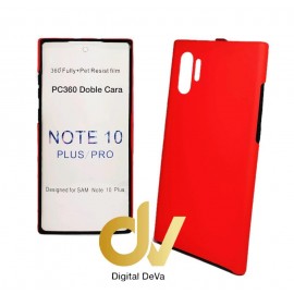 Note 10 Plus/ Pro Samsung Funda PC 360 Doble Cara Rojo