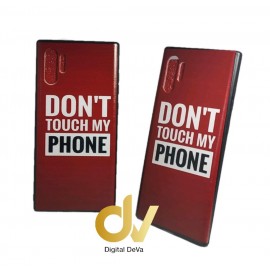 Note 10 Plus / Pro Samsung Funda Dibujo 5D Don't Touch My Phone