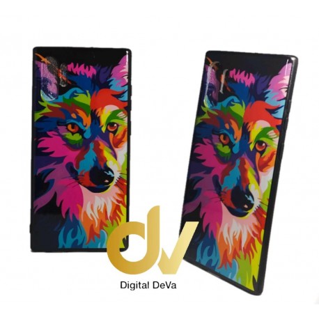 Note 10 Plus / Pro Samsung Funda Dibujo 5D Lobo