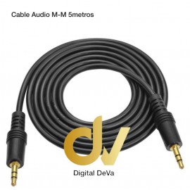 Cable Audio AUX M-M 5MTS