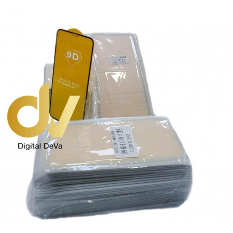 A40 Samsung Bulk Pack 25 PC Cristal Pantalla Completa Full Glue Negro