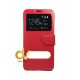 J510 / J5 2016 Samsung Funda Libro 2 Ventanas Rojo