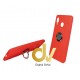 A30 Samsung Funda 2 En 1 Anillo y Soporte Rojo
