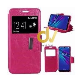 P20 Huawei Funda Libro con cierre 1 Ventana Rosa