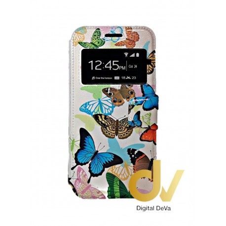 P20 Lite Huawei Funda Libro Dibujo Mariposas