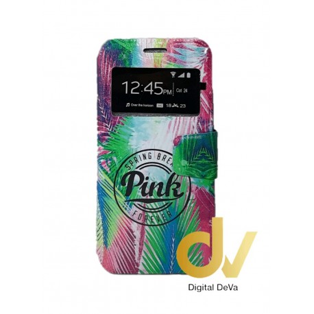 P20 Lite Huawei Funda Libro Dibujo Pink