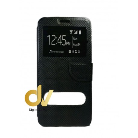 P8 Lite Huawei Funda Libro 2 Ventanas Negro