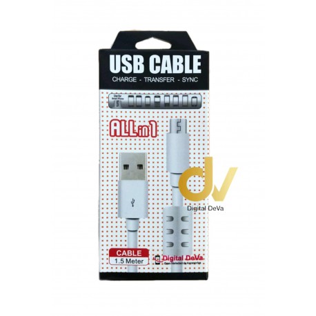 Cable Android V8 2.4A 1.5mts
