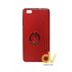 P8 Lite Huawei Funda Con Anillo Soporte Rojo