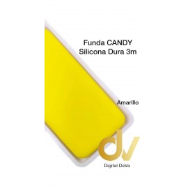 P40 Lite Huawei Funda Candy Silicona Dura 3MM Amarillo