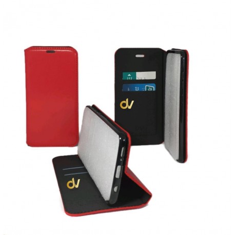 S10 Samsung Funda Libro Premium 2 Card Rojo
