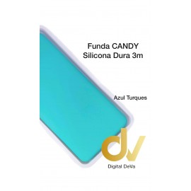 P40 Lite Huawei Funda Candy Silicona Dura 3MM Turques