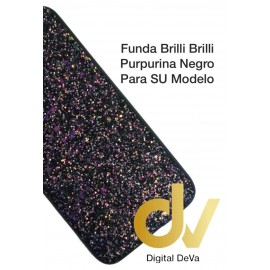 S20 Ultra Samsung Funda Brilli Brilli Purpurina Negro