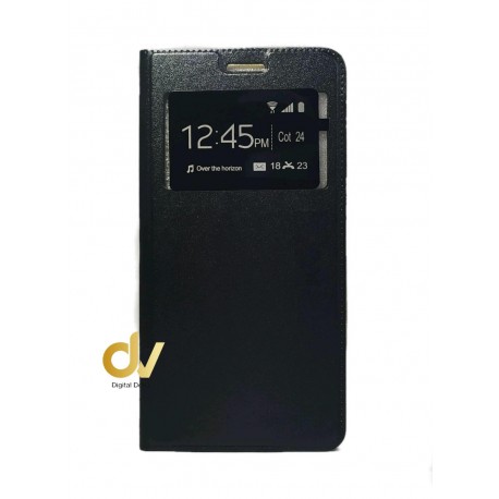 A10 Samsung Funda Libro 1 Ventana con cierre Imantada Negro