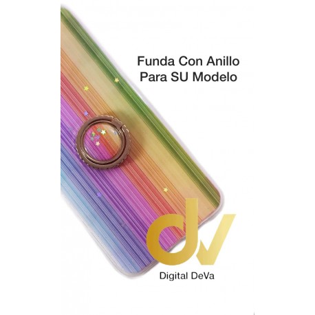 P40 Huawei Funda Con Anillo Lineas 