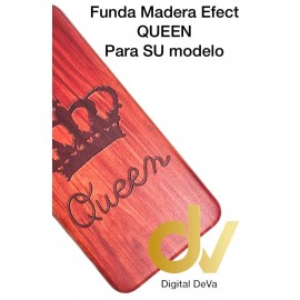 Y5 2018 Huawei Funda Madera Efect Queen
