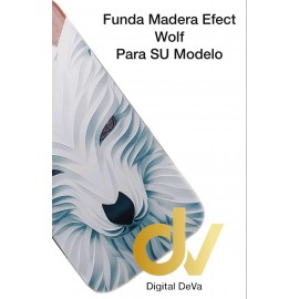 A9 2018 / A9 2019 Samsung Funda Madera Efect Lobo