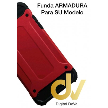 Y6 2018 Huawei Funda Armadura Rojo