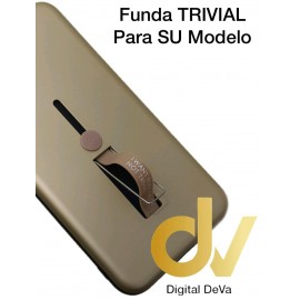 A40 Samsung Funda Trivial 2 en 1 Dorado