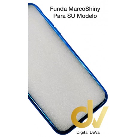Note 9 Samsung Funda Marco Shiny Azul