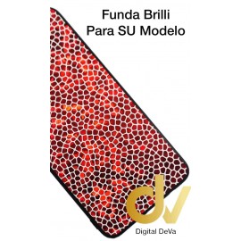 J4 Plus Samsung Funda Brilli Estrellas Rojo