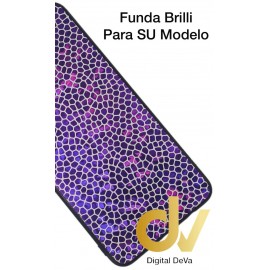 J4 Plus Samsung Funda Brilli Estrellas Lila