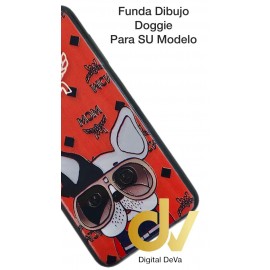  A8 2018 Samsung Funda Dibujo 5D Doggie