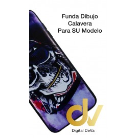 A6 Plus 2018 Samsung Funda Dibujo 5D Calavera