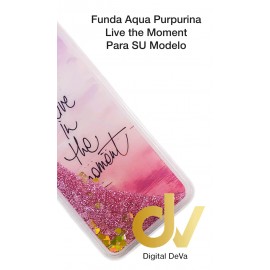 J4 Plus Samsung Funda Agua Purpurina Live The Moment