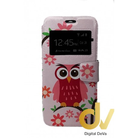 Note 8 Samsung Funda Libro Dibujo Buho