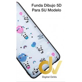 A7 2018 Samsung Funda Dibujo 5D Oso Panda