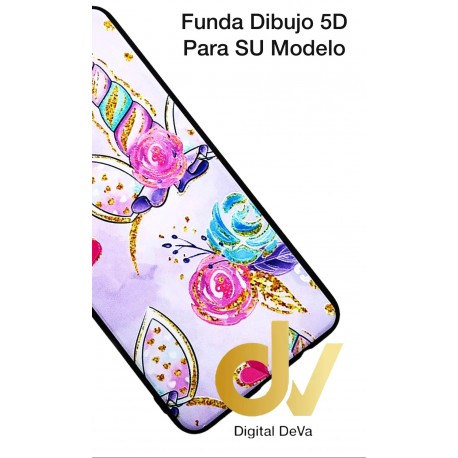 A7 2018 Samsung Funda Dibujo 5D Unicornio