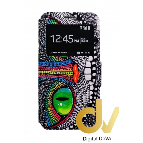 J510 / J5 2016 Samsung Funda Libro Dibujo Lagarto