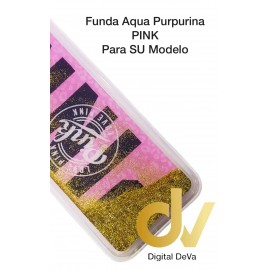 J6 2018 Samsung Funda Agua Purpurina Pink
