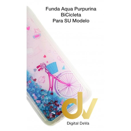 A9 2018 / A9 2019 Samsung Funda Agua Purpurina Bicicleta