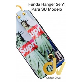 A9 2018 / A9 2019 Samsung Funda Hanger 2 en 1 Estatua De La Libertad