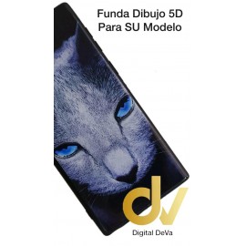 Note 10 Samsung Funda Dibujo 5D Gato