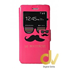 S6 Samsung Funda Libro Dibujo Le Moustache