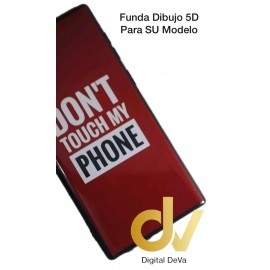 S10 Samsung Funda Dibujo 5D DON'T TOUCH.. Rojo