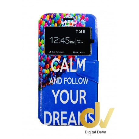 J7 2015 Samsung Funda Libro Dibujo Keep Calm