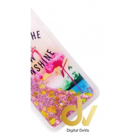 S10 Plus Samsung Funda Agua Purpurina Flamenco