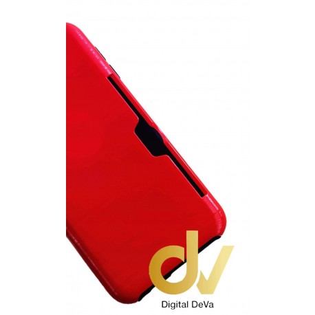 S8 Samsung Funda Con Tarjetero Rojo