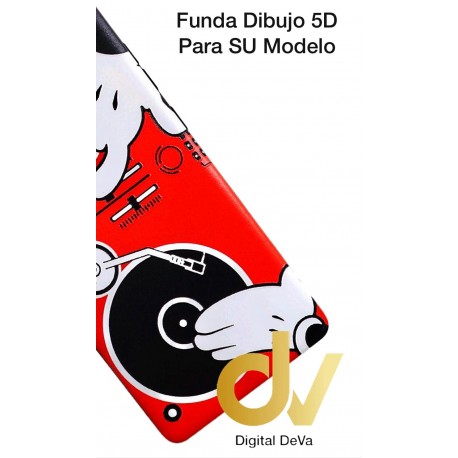 S8 Plus Samsung Funda Dibujo 5D Tocadisco